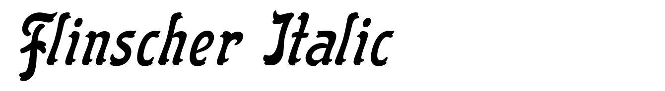 Flinscher Italic
